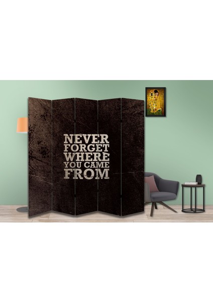 Motivasyon Temalı Özel Tasarım Paravan Room Divider 180 x 200 cm fiyatları