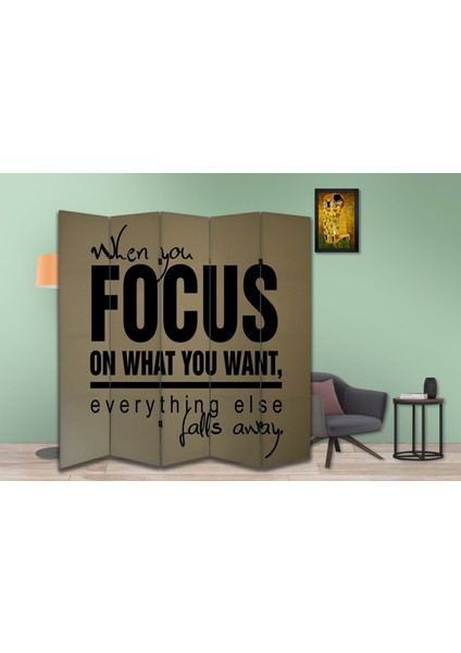 Motivasyon Temalı Özel Tasarım Paravan Room Divider 180 x 200 cm fiyatları