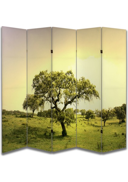 Manzara Temalı Özel Tasarım Paravan Room Divider 180 x 200 cm