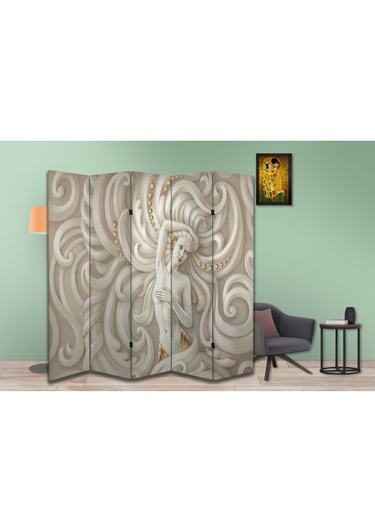 Insan Temalı Özel Tasarım Paravan Room Divider 180 x 200 cm fiyatları