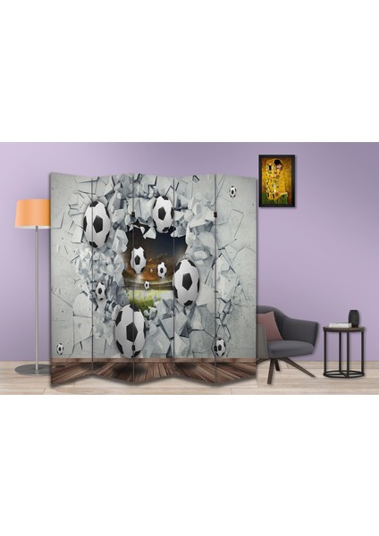 Top Temalı Özel Tasarım Paravan Room Divider 180 x 200 cm fiyatları