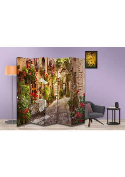 Manzara Temalı Özel Tasarım Paravan Room Divider 180 x 200 cm fiyatları