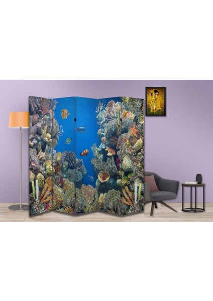 Doğa Temalı Özel Tasarım Paravan Room Divider 180 x 200 cm fiyatları