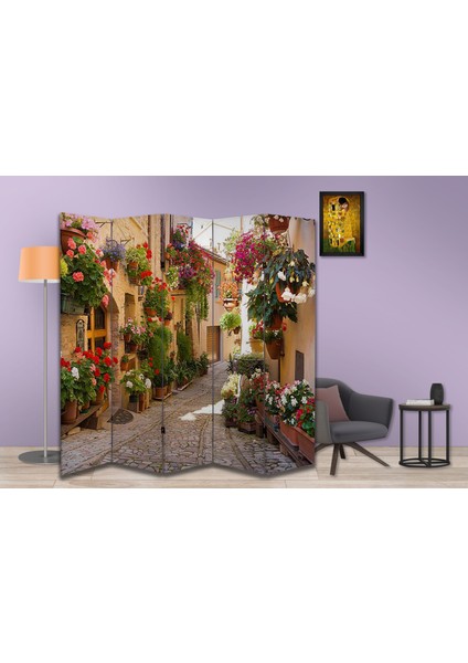Şehir Temalı Özel Tasarım Paravan Room Divider 180 x 200 cm fiyatları