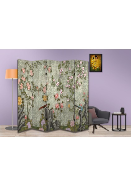Doğa Temalı Özel Tasarım Paravan Room Divider 180 x 200 cm fiyatları