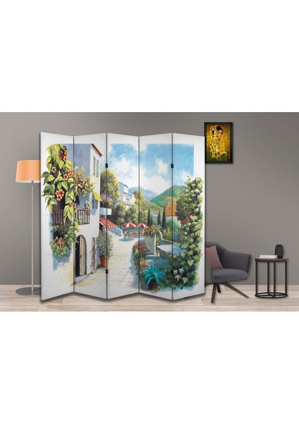 Şehir Temalı Özel Tasarım Paravan Room Divider 180 x 200 cm fiyatları