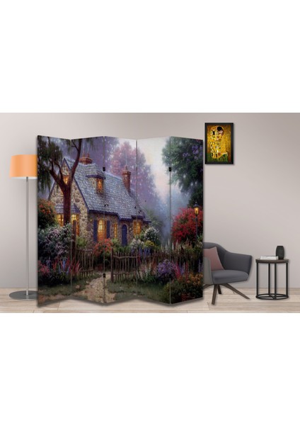 Manzara Temalı Özel Tasarım Paravan Room Divider 180 x 200 cm fiyatları