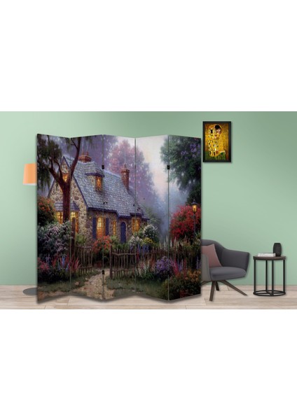 Manzara Temalı Özel Tasarım Paravan Room Divider 180 x 200 cm modelleri