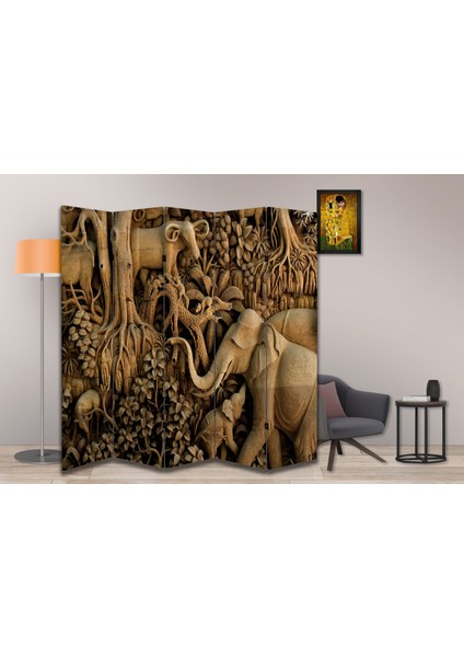 Doğa Temalı Özel Tasarım Paravan Room Divider 180 x 200 cm fiyatları