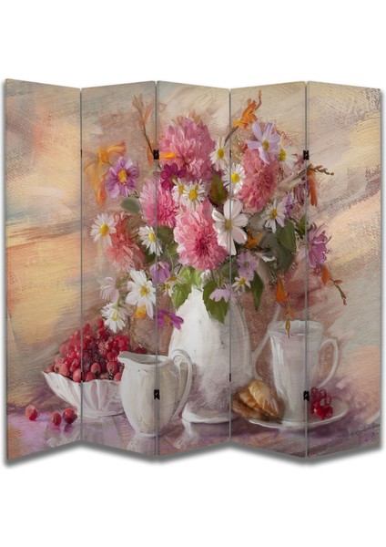 Doğa Temalı Özel Tasarım Paravan Room Divider 180 x 200 cm