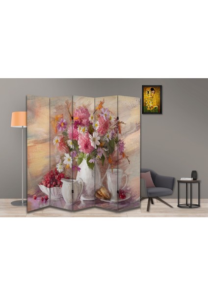 Doğa Temalı Özel Tasarım Paravan Room Divider 180 x 200 cm modelleri
