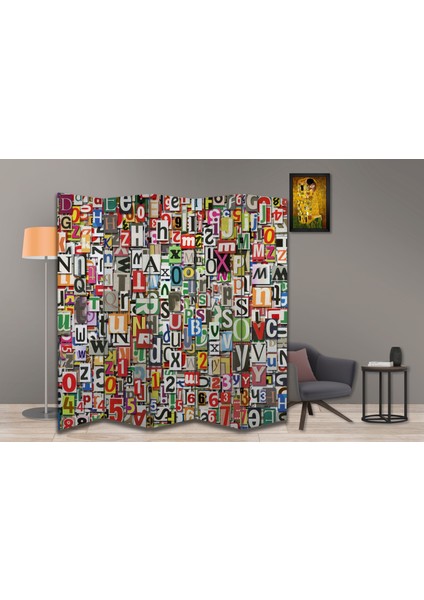 Motifli Özel Tasarım Paravan Room Divider 180 x 200 cm fiyatları