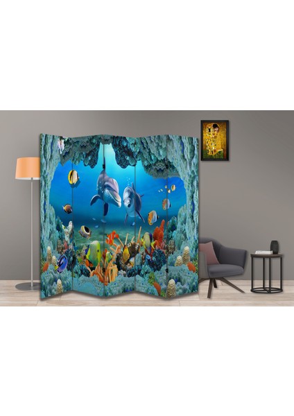 Doğa Temalı Özel Tasarım Paravan Room Divider 180 x 200 cm modelleri