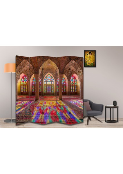 Mimari Temalı Özel Tasarım Paravan Room Divider 180 x 200 cm modelleri