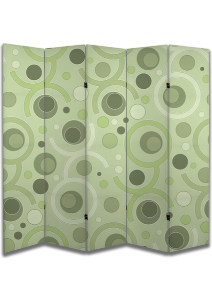 Motifli Özel Tasarım Paravan Room Divider 180 x 200 cm