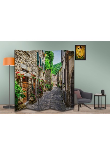 Manzara Temalı Özel Tasarım Paravan Room Divider 180 x 200 cm fiyatları