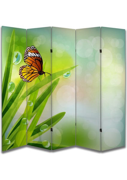 Doğa Temalı Özel Tasarım Paravan Room Divider 180 x 200 cm