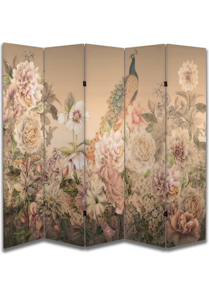 Doğa Temalı Özel Tasarım Paravan Room Divider 180 x 200 cm