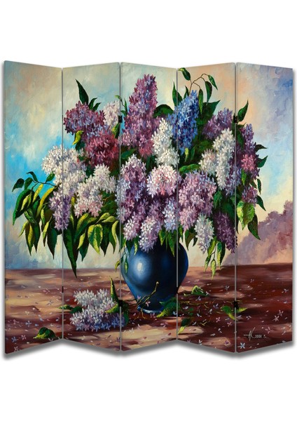 Doğa Temalı Özel Tasarım Paravan Room Divider 180 x 200 cm