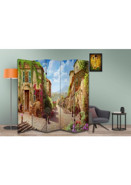 Manzara Temalı Özel Tasarım Paravan Room Divider 180 x 200 cm fiyatları