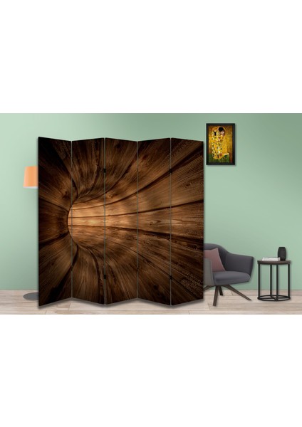 Soyut Temalı Özel Tasarım Paravan Room Divider 180 x 200 cm modelleri