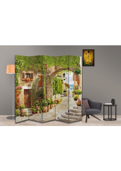 Şehir Temalı Özel Tasarım Paravan Room Divider 180 x 200 cm fiyatları