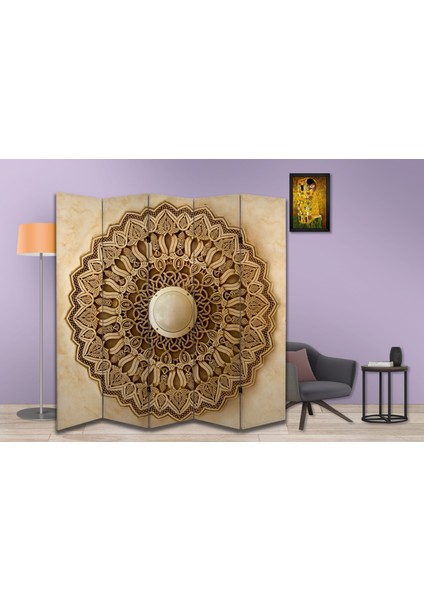 Motifli Özel Tasarım Paravan Room Divider 180 x 200 cm modelleri