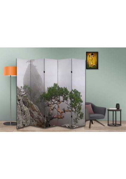 Doğa Temalı Özel Tasarım Paravan Room Divider 180 x 200 cm modelleri