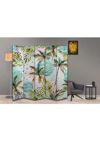 Doğa Temalı Özel Tasarım Paravan Room Divider 180 x 200 cm fiyatları