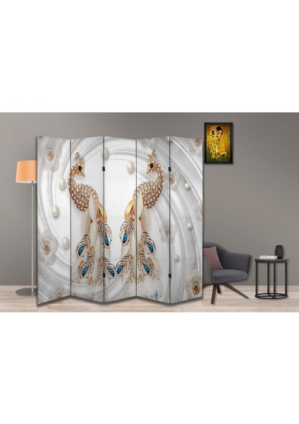 Motifli Özel Tasarım Paravan Room Divider 180 x 200 cm fiyatları