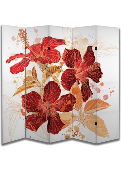 Doğa Temalı Özel Tasarım Paravan Room Divider 180 x 200 cm
