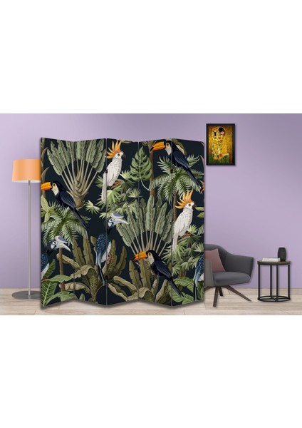 Doğa Temalı Özel Tasarım Paravan Room Divider 180 x 200 cm modelleri