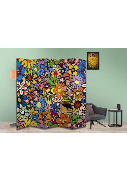 Doğa Temalı Özel Tasarım Paravan Room Divider 180 x 200 cm fiyatları