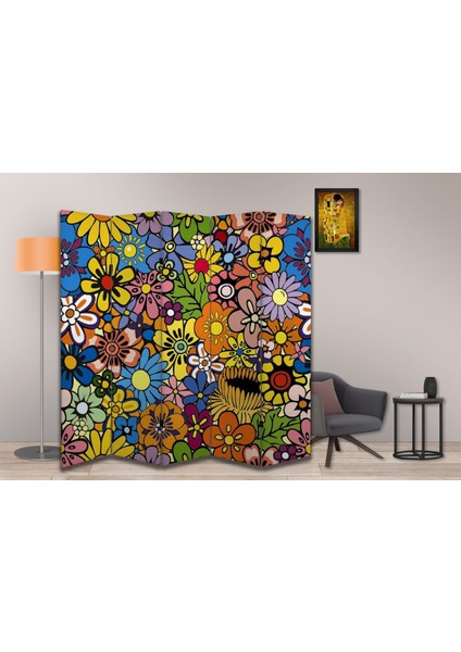 Doğa Temalı Özel Tasarım Paravan Room Divider 180 x 200 cm modelleri