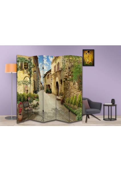 Manzara Temalı Özel Tasarım Paravan Room Divider 180 x 200 cm fiyatları