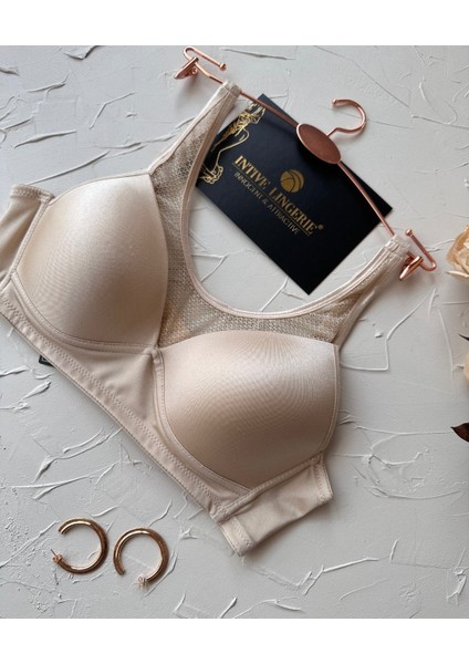 Orkide Kutulu Önü Fileli Balensiz Desteksiz Ultra Rahat Soft Cup Günlük Sütyen modelleri