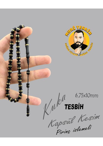 Pirinç Işlemeli Kuka Kapsül Kesim 6,75X10
