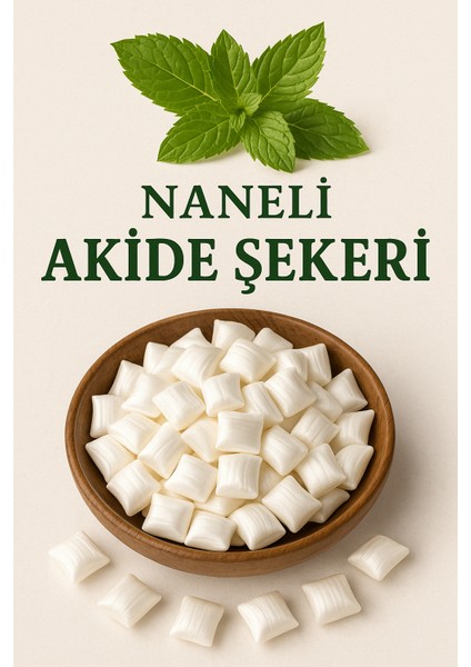 Naneli Cam Akide Şekeri 420 gr – Ferahlatan Geleneksel Tat, Cam Gibi Şıklık