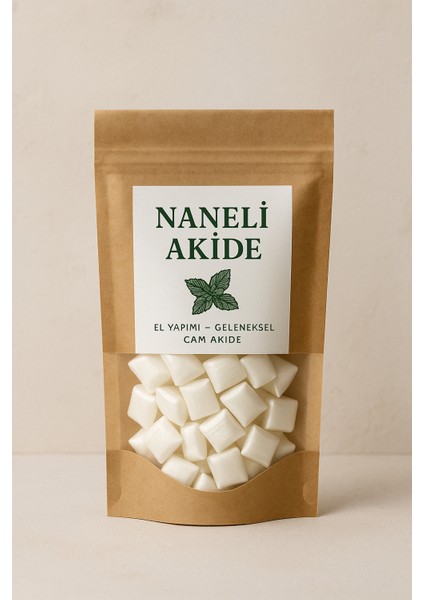 Naneli Cam Akide Şekeri 420 gr – Ferahlatan Geleneksel Tat, Cam Gibi Şıklık