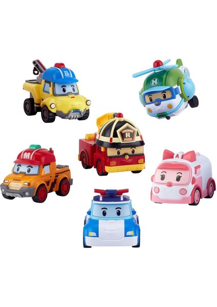 Polı ZR-914 Robocar Poli Gogo Rescue Deluxe 6 Lı Set -