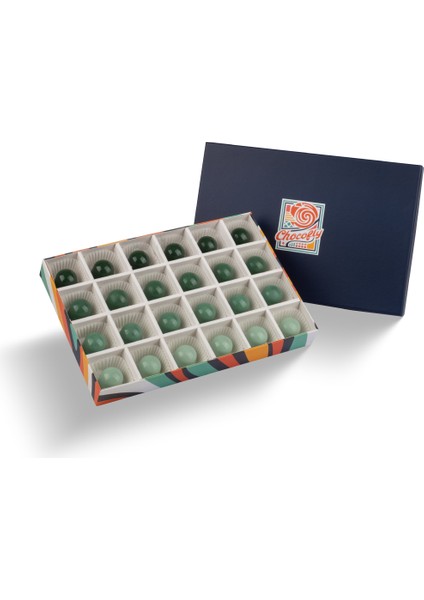 Chocofly Artisan Series 24'lü El Yapımı Belçika Çikolatası(Lime-Satsuma-Çilek-Balkabağı-Vişne-Elma)
