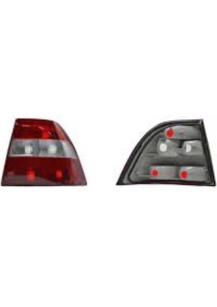 Stop Sağ Açık Kristal – 6223160BK Wısco – Opel Vectra B 96-99 Arası Uyumlu