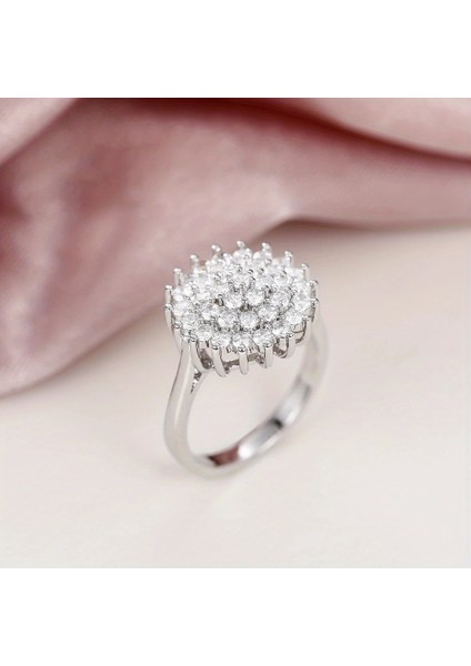 Romantik Lotus Çiçeği Temalı Yüzük, Elegant.