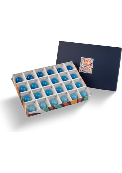 Chocofly Artisan Series 24'lü El Yapımı Belçika Çikolatası(Lime-Satsuma-Çilek-Balkabağı-Vişne-Elma)