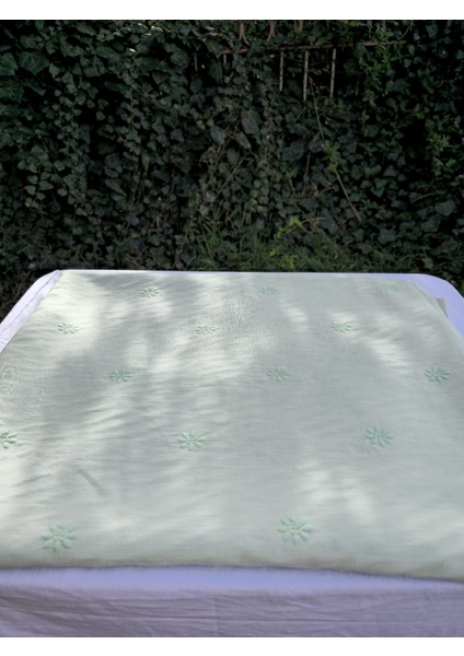 Nakışlı Keten Kumaş 150 x 100