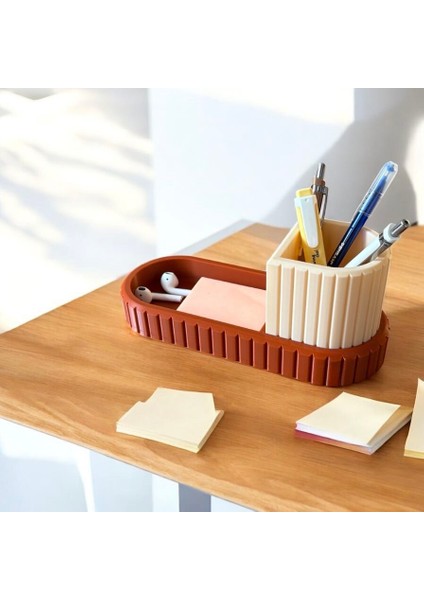 Iki Bölmeli Modern Masa Üstü Organizer – 22X8X9 cm modelleri