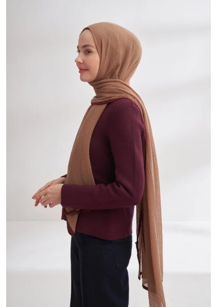 Müslin Biyeli Şal -90 x 200- 3352-01