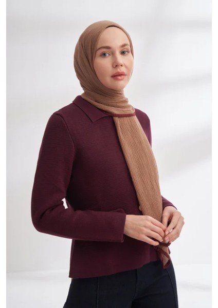 Müslin Biyeli Şal -90 x 200- 3352-01