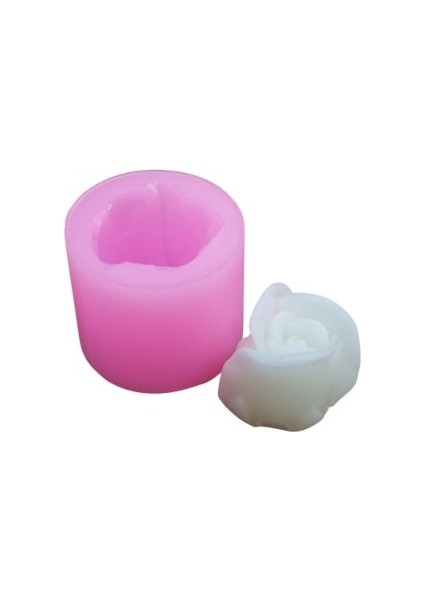 Mum Kalıbı Silikon Gül-6