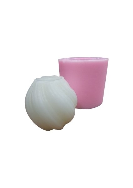 Mum Kalıbı Silikon Burgulu Top